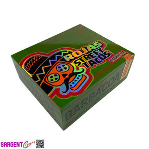 Rojas Street Tacos Barbacoa Toro Grande Empty Wooden Cigar Box 8.5x7.5x3.5